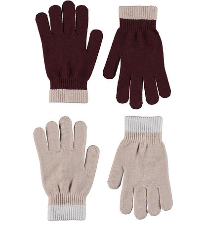 Molo Handschuhe - Strick - 2er-Pack - Kello - Puderrose