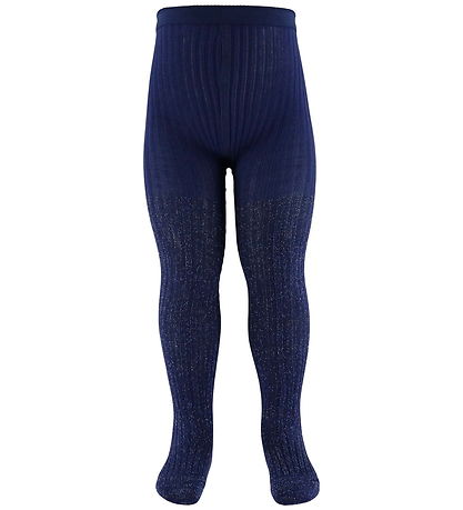 Collants Molo - Glitter Rib - Chaud Blue