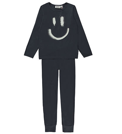 Molo Pyjama Set - Luve - Dark Cloud