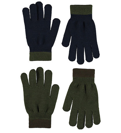 Molo Handschuhe - 2er-Pack - Strick - Kello - Forest