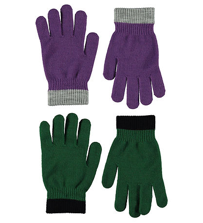 Molo Handschuhe - 2er-Pack - Strick - Kello - Waldland Green