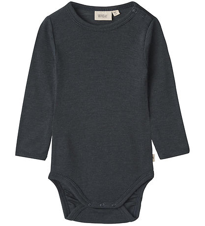Wheat Bodysuit L/æ - Wool - Lucca - Navy