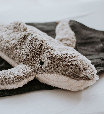 Senger Naturwelt Heating pad - Little - Whale - 38 cm - Grey
