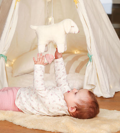 Senger Naturwelt Soft Toy w. Music - Sheep - 23 cm - Off White