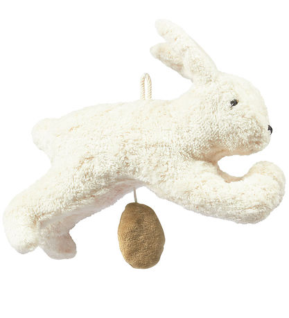 Senger Naturwelt Soft Toy w. Music - Rabbit - 27x13 cm - Off Whi