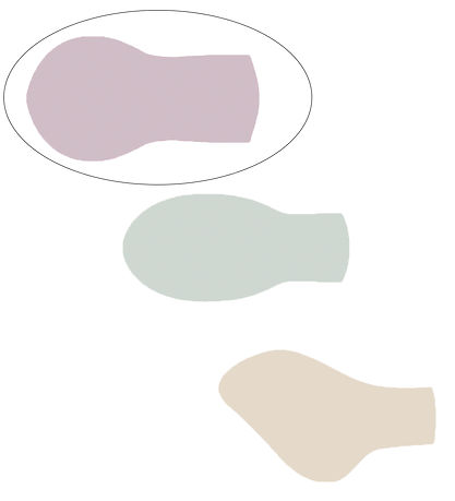 BIBS 보헤미안 노리개젖꼭지 - 사이즈 2 - 4개입 - 라운드 - 아이보리/블러쉬/우드추