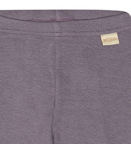 Petit Piao Leggings - Rib - Modal - Dusty Violet