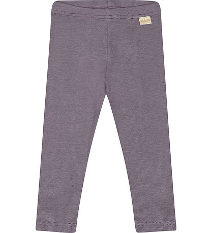 Petit Piao Leggings - Rib - Modal - Dusty Violet