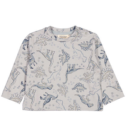 MarMar Bluse - Seil - Dinosaurs