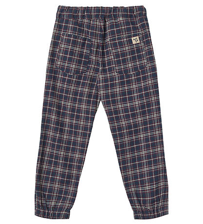 Wheat Trousers - Rufus - Navy Check