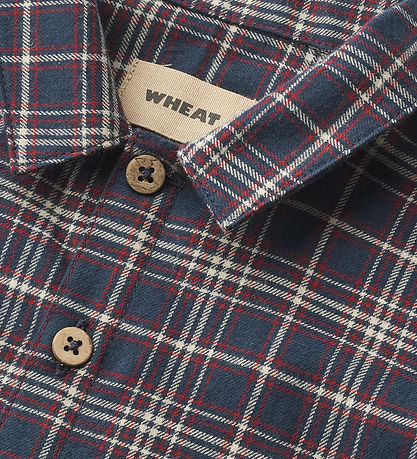 Wheat Hemd - Oscar - Navy Überprüfen