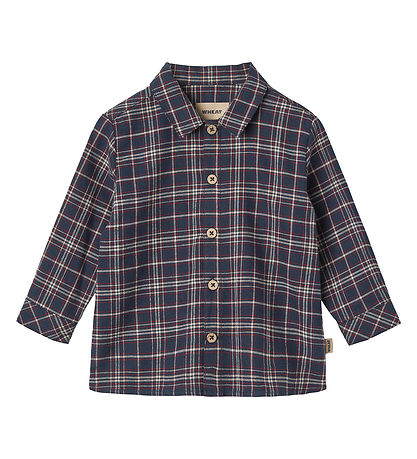 Wheat Hemd - Oscar - Navy Überprüfen