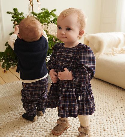 Wheat Trousers - Gustav - Navy Check