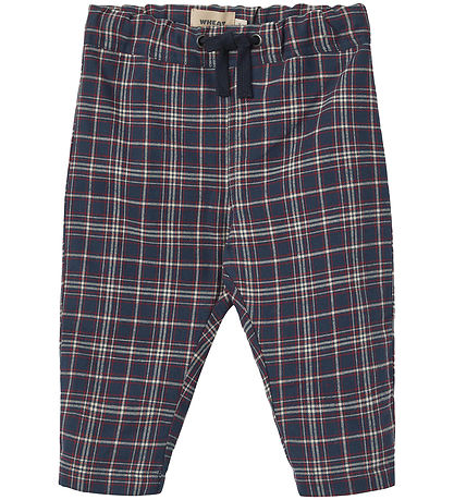 Wheat Trousers - Gustav - Navy Check