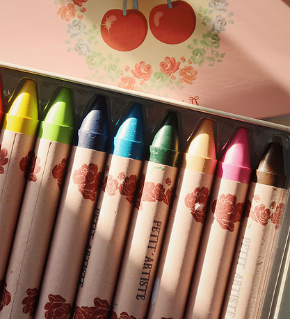 Konges Sløjd Crayons - 10 pcs - Cherry Bows