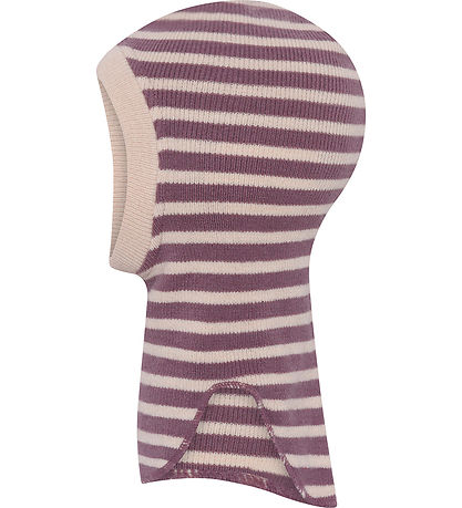 MP Balaclava - 2-layer - Knitted - Wool - Bergen - Grape Shake