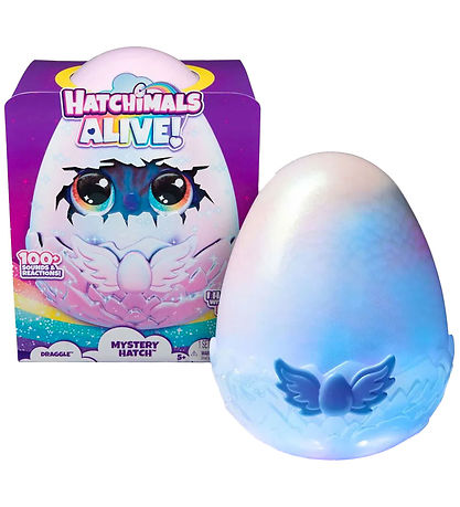 Hatchimals Soft Toy - Alive Mystery Hatch - Draggle - Assorted