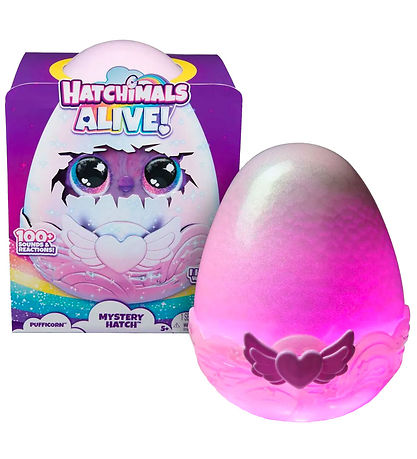 Hatchimals Soft Toy - Alive Mystery Hatch - Pufficorn - Assorted
