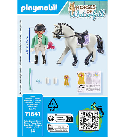 Playmobil Horses Of Waterfall - Mótsknapi - 71641 - 14. de
