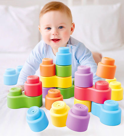 Quercetti Building Blocks - 24 pcs - Mommy Soft