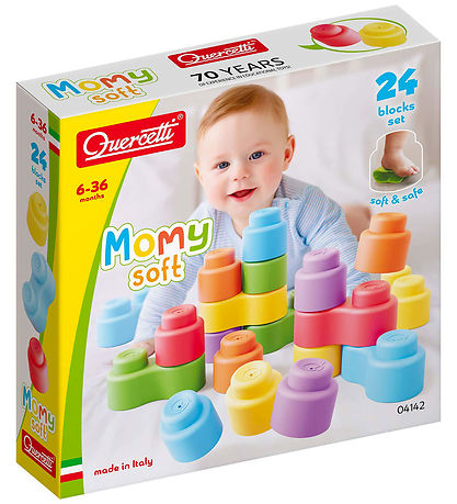 Quercetti Building Blocks - 24 pcs - Mommy Soft