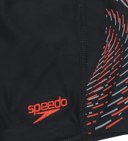 Speedo Badehose - Hyper Boom Panel Jammer - Schwarz/Rot
