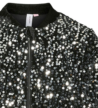 Vero Moda Girl Cardigan - VmBella - Black/Silver Sequin