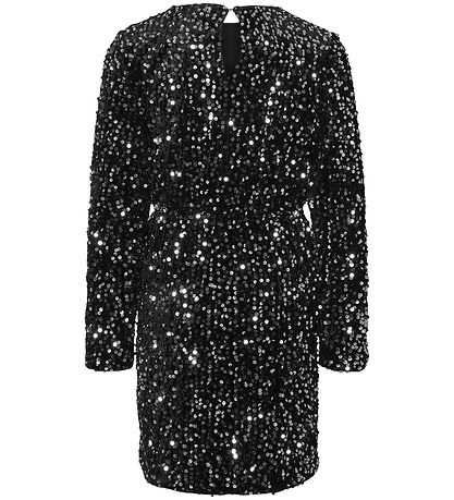 Vero Moda Girl Dress - VmBella - Black/Silver Sequins