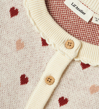 Lil' Atelier Cardigan - Knitted - NmfSaran - Turtledove