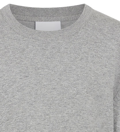 Grunt Bluse - GrCarl - Strick - Grey Melange