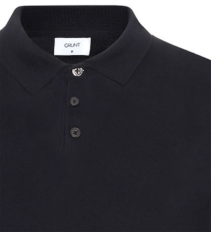 Grunt Blússa - Grasker - Prjónað - Black
