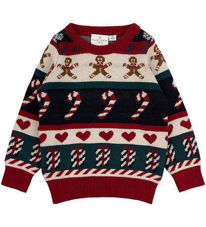The New Siblings Blússa - Prjónað - TnsHoliday Jacquard - Multi 