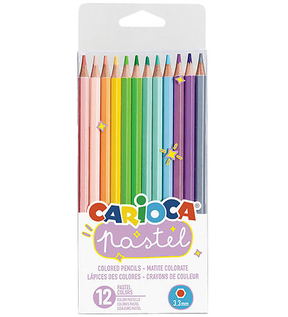 Carioca Trélitir - 12 Stk. - Pastel