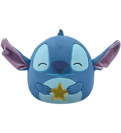 Squishmallows Soft Toy - 25 cm - Disney Stitch - Holding Starfis