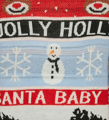 Vero Moda Girl Blússa - Prjónað - VmHolly Jollyflakes - Birch/Ar
