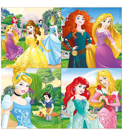 Educa Jigsaw Puzzle - 4 Different - Disney Princess