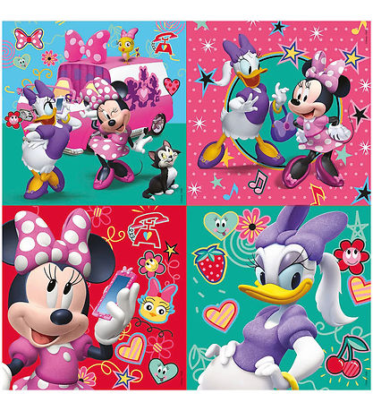 Educa Jigsaw Puzzle - 4 Different - Minnie Mouse