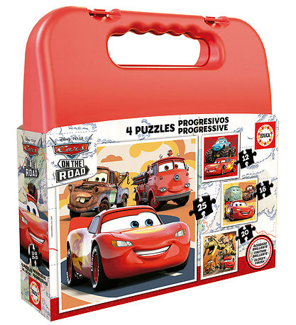 Educa Jigsaw Puzzle - 4 Various - Disney Cars