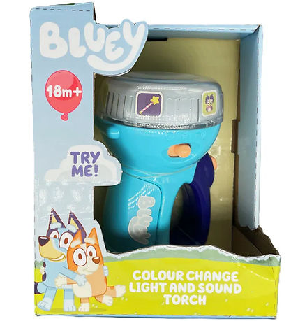 Bluey Flashlight w. Light/Sound and Color Change