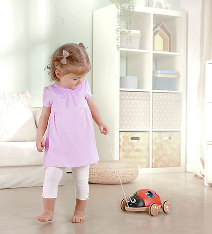 Hape Pull Along Toy - Ladybug w. Blocks