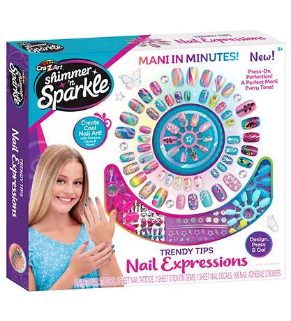 Shimmer N Sparkle Naglasett - Töff ábendingar Naglatjáningar