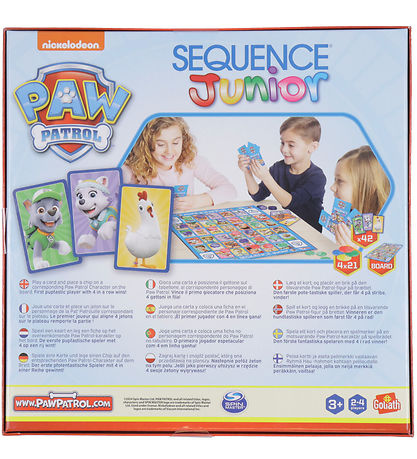 Sequence Board Game - Sequence Junior Paw Patrol Nordic