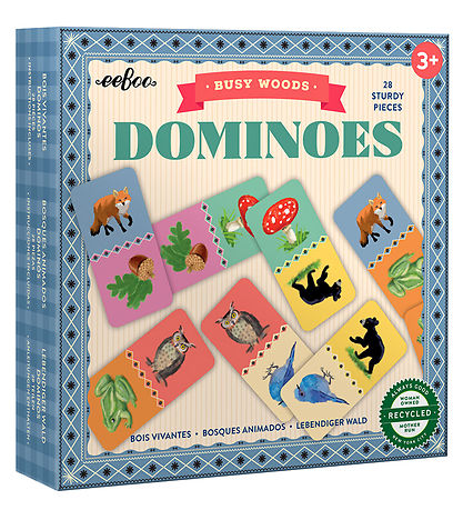 Eeboo Game - Domino - Busy Woods