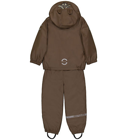 Mikk-Line Regnföt M. Thermo/Beisli - PU - Rec Warm - Chocolate C