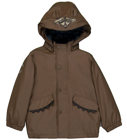 Mikk-Line Regnföt M. Thermo/Beisli - PU - Rec Warm - Chocolate C