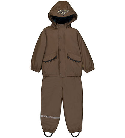 Mikk-Line Regnföt M. Thermo/Beisli - PU - Rec Warm - Chocolate C