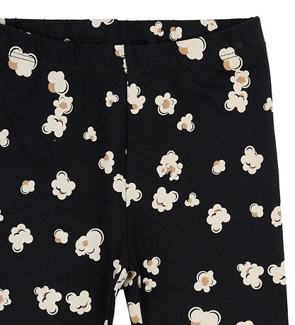 The New Siblings Leggings - TnsMateo - Black Beauty Popcorn AOP