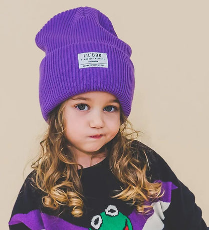 Lil'Boo Copenhagen Beanie - Knitted - Cozy Beanie - Light Purple