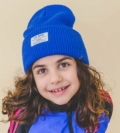 Lil'Boo Copenhagen Beanie - Knitted - Cozy Beanie - Bright Blue
