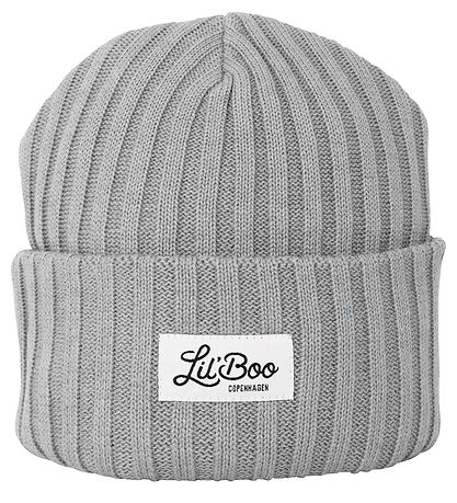 Lil'Boo Copenhagen Beanie - Knitted - Wool - Light Grey Melange
